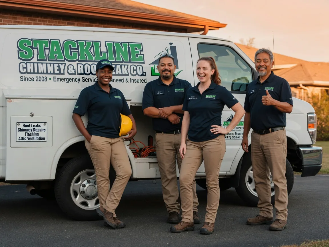 Chimney flashing repair company in Harrisburg, MO